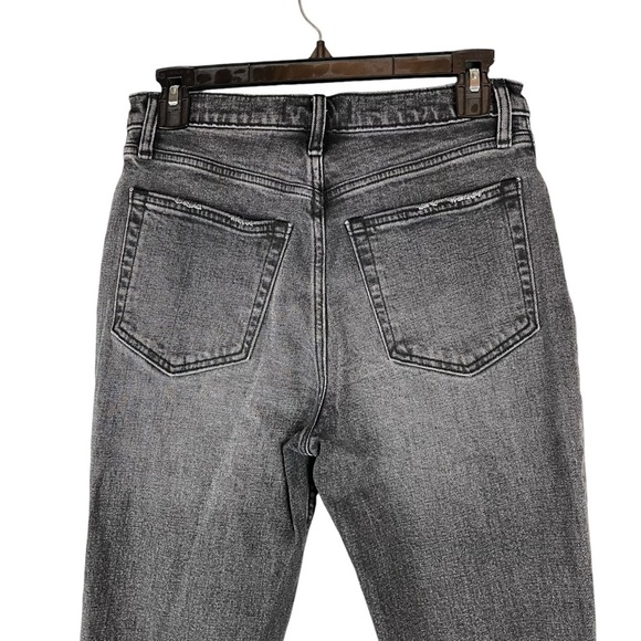 Abercrombie & Fitch Grey Ankle Straight Ultra High-Rise Jeans size 6 Short - Picture 7 of 9